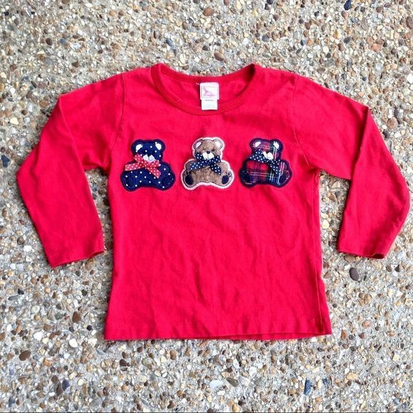 Vintage Buster Brown Unisex Boys Girls Embossed Furry Teddy Bear Shirt Size 5 - Picture 1 of 5